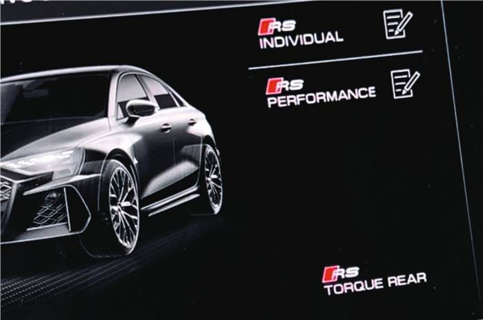 2025 Audi RS 3 Torque rear mode